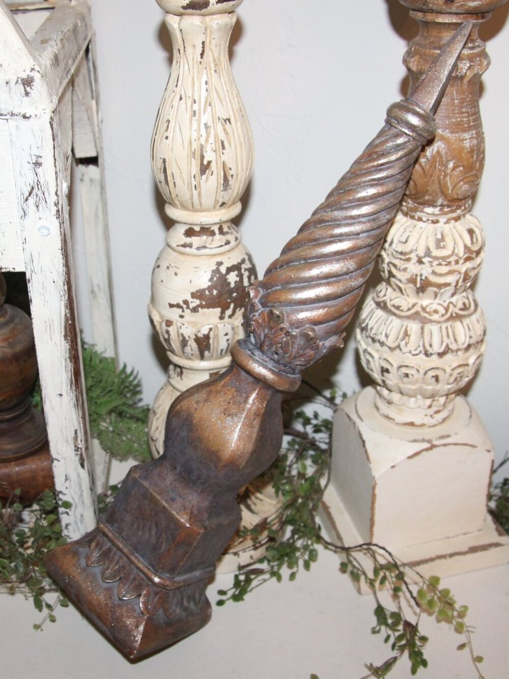 Large Ornate 18.5" Old World French Country Finial Decor Spire